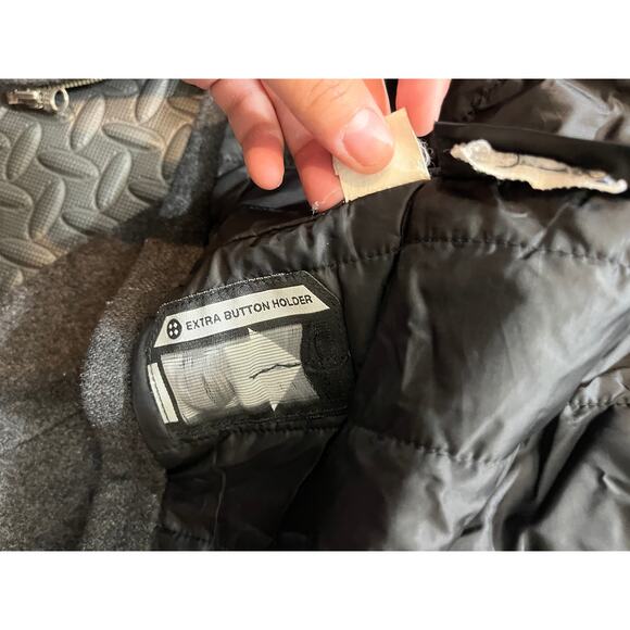 Vintage GAP Wool Coat Jacket‎ Size XXL Mens Gray Full Zip Insulated Coat - Picture 9 of 10